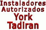 York instaladores oficiales matriculados york aires acondicionados tadiran instalador autorizados york tadiran.