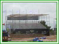 Alquiler de palcos para eventos gradas tribunas palcos. Instalacion de tribunas gradas para eventos actos publicos.